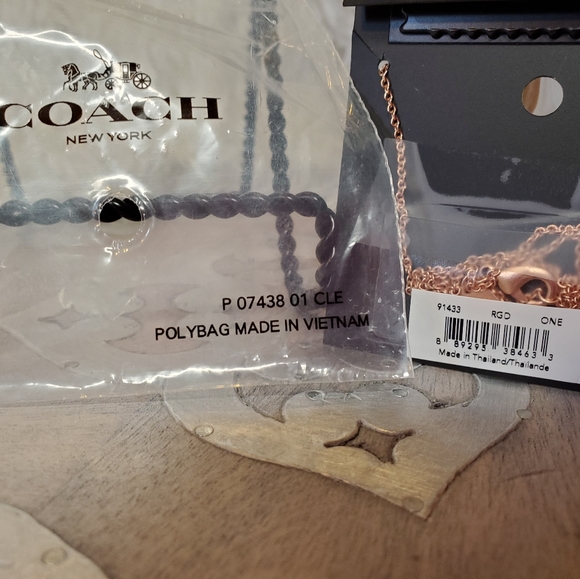 Coach Pave Signature 'C' in Rose Gold - Picture 2 of 2